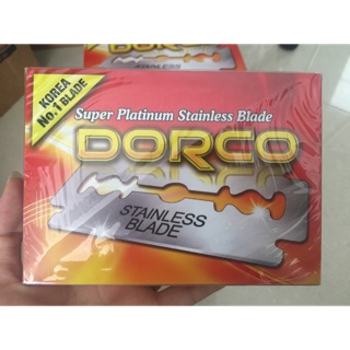 Lưỡi lam DORCO ĐỎ - số 1 Hàn Quốc hộp 100 lưỡi