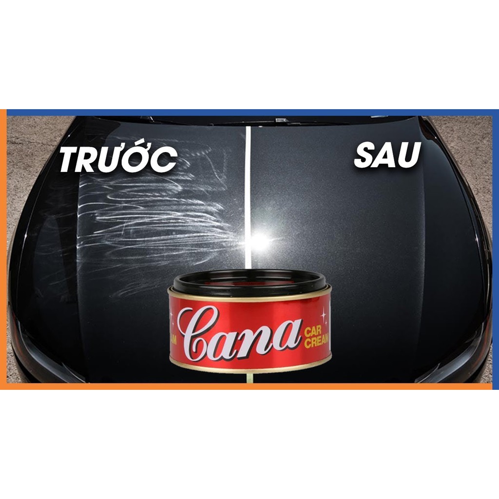 Cana Đánh Bóng Xe máy – oto, Cana Car Cream 220g, Kem Đánh Bóng Xóa Trầy Xước Sơn