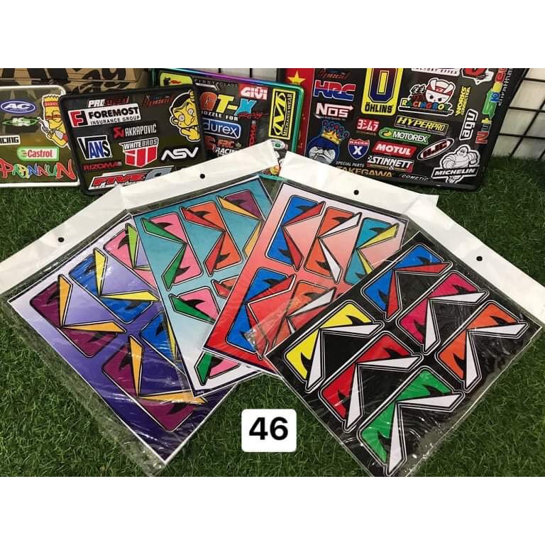 SET STICKER DÁN XE TIẾT KIỆM 13 MÃ