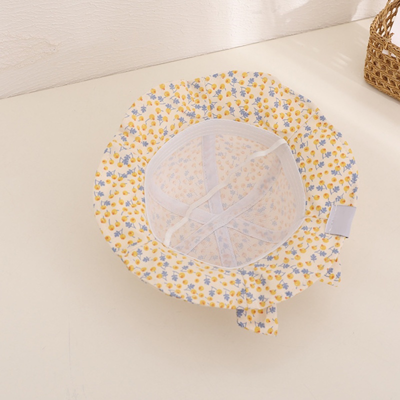 Mũ Tai Bèo Chống Nắng Đính Nơ Có Dây Đeo Chống Gió Thời Trang Mùa Hè Cho Bé