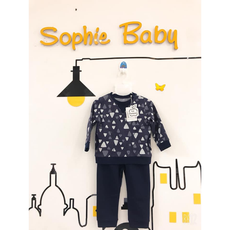 Bộ dài tay hạt sương Lapomme