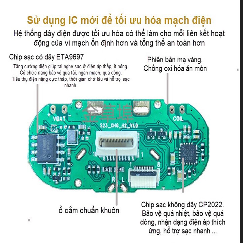 [Bản Hổ Vằn] Tai nghe Bluetooth Chip Louda 1562M Plus - Bản cao cấp số 1: Check Setting, Định vị, Đổi tên...tại Ecomtop