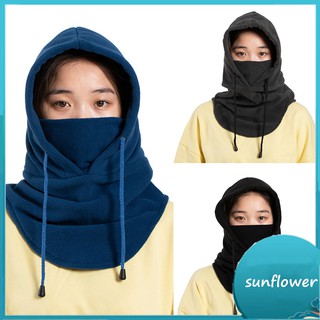 Sun _ Unisex Mùa Đông Chống Gió Ấm Áp Thể Thao Ngoài Trời Đi Xe Đạp Khăn Cổ Mũ Nắp Mặt