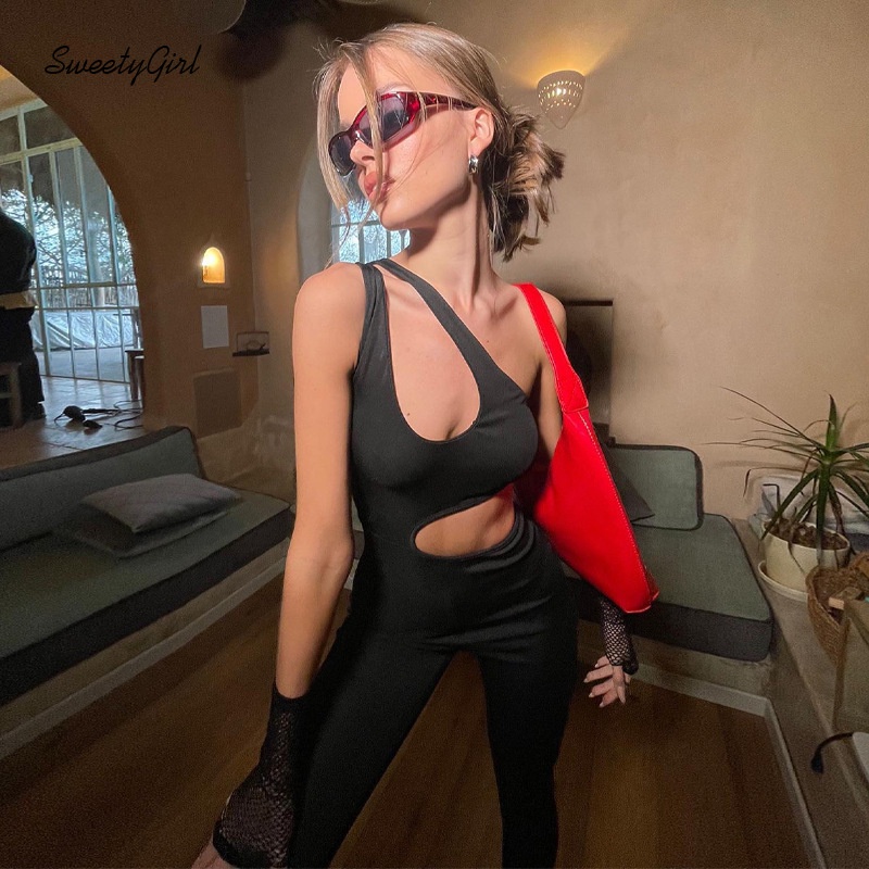 Áo Liền Quần Thể Thao Hở Vai Màu Trơn Thời Trang Quyến Rũ Cho Nữ 2022