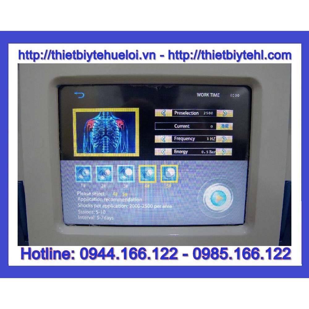 Máy xung kích SW-13, Máy điều trị bằng sóng xung kích