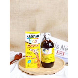 Siro Centrum Kids Incremin Iron Mixture Úc 200ml [Mẫu mới nhất ]