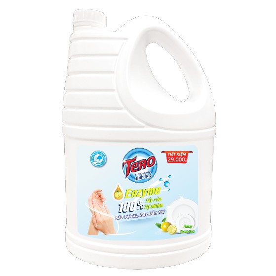 Nước rửa chén sinh học Tero Hương Chanh 3.2Kg