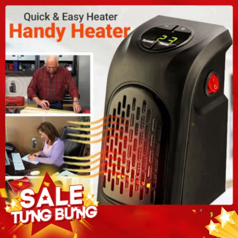 [FREE SHIP] 💥[FREESHIP+ CÓ VIDEO]💥 Quạt sưởi có hẹn giờ Handy Heater Hàng Chính Hãng💥BẢO HÀNH 12 THÁNG💥SIÊU HOT💥