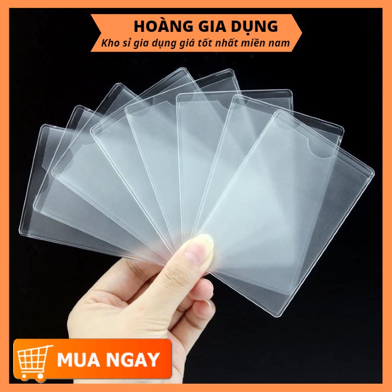 Sét 10 Vỏ Bọc Thẻ ATM Thẻ Sinh Viên Căn Cước Công Dân Bằng Lái Xe C028- K2