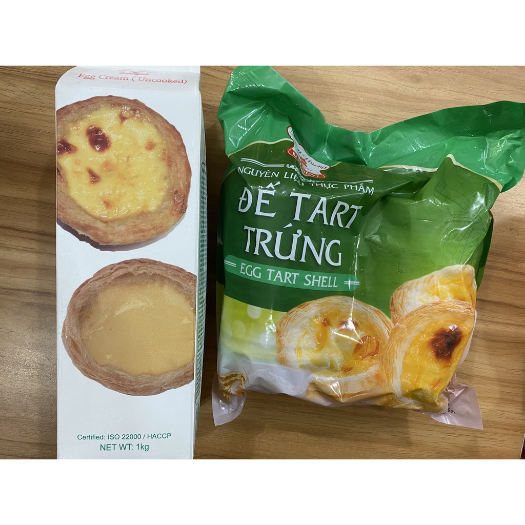 Combo Bánh tart ( Đế bánh tart + kem trứng Nhất Hương)