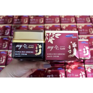 KEM SÂM TRẮNG DA HÀN QUỐC MY GOLD KOREA RED GINSENG WHITE 