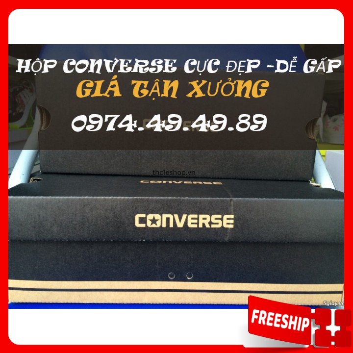 [SALE 1 NGÀY DUY NHẤT] Hộp Converse Giá Cực Rẻ hop-cv