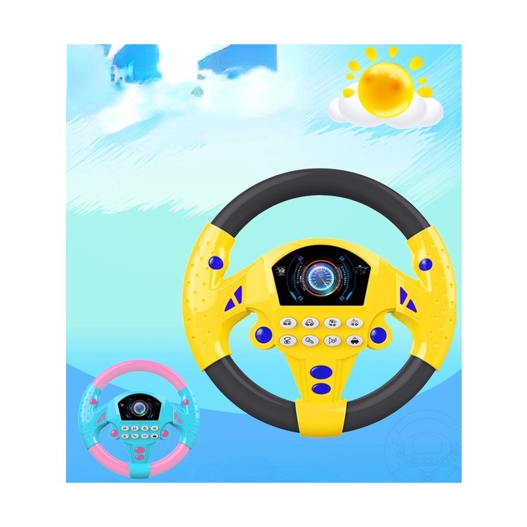 Đồ chơi Zhan Qi Toys vô lăng ô tô có âm nhạc giáo dục sớm cho trẻ em