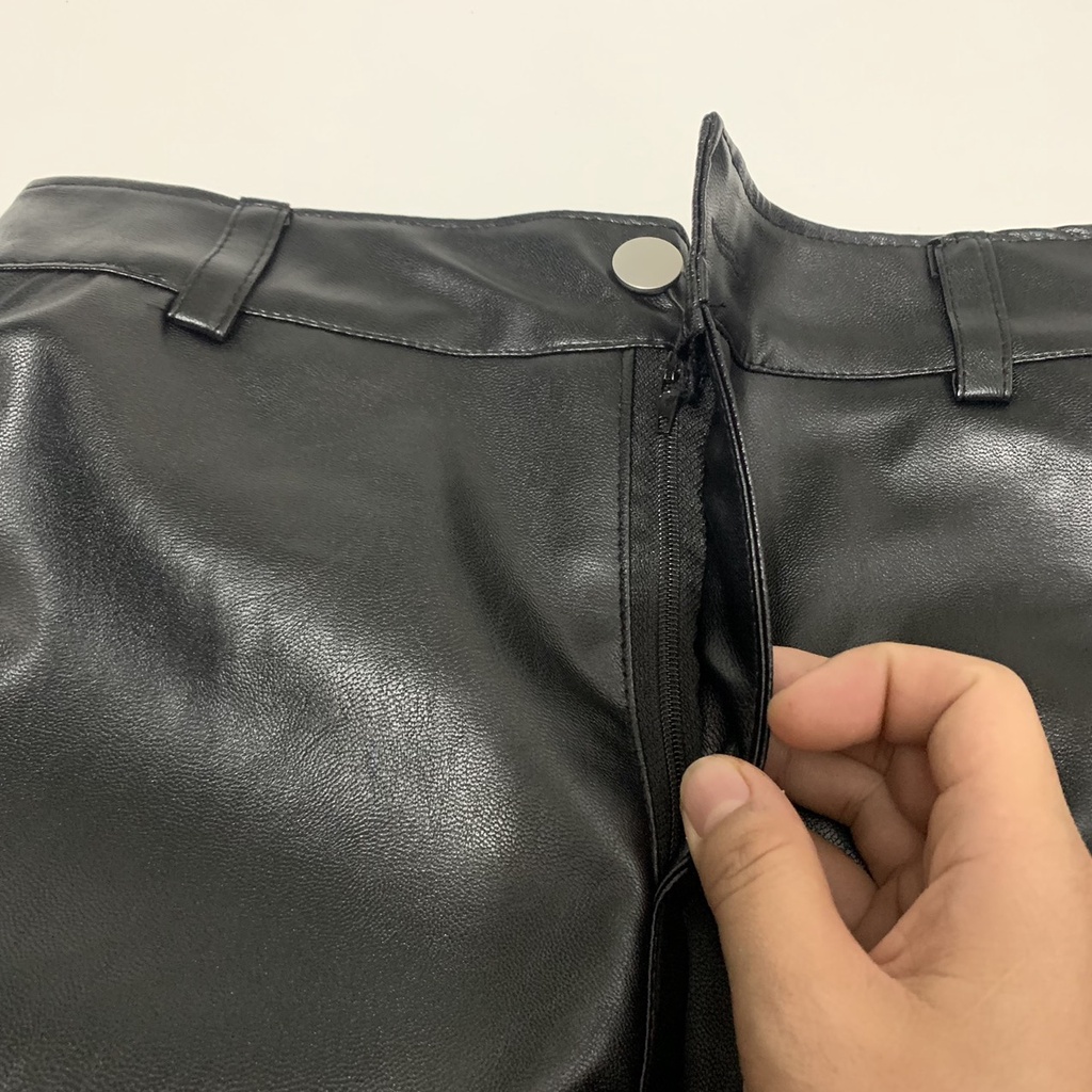 Chân váy ngắn chân váy da rút dây dáng ôm sexy quyến rũ cho nữ - Mã CV500-PANOSI