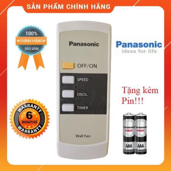 Điều khiển quạt treo tường Panasonic các dòng F409M- Hàng mới chính hãng 100% tặng kèm Pin