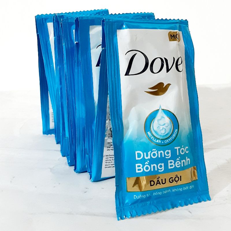 Dây gội Dove dưỡng tóc bồng bềnh 12 gói x6g