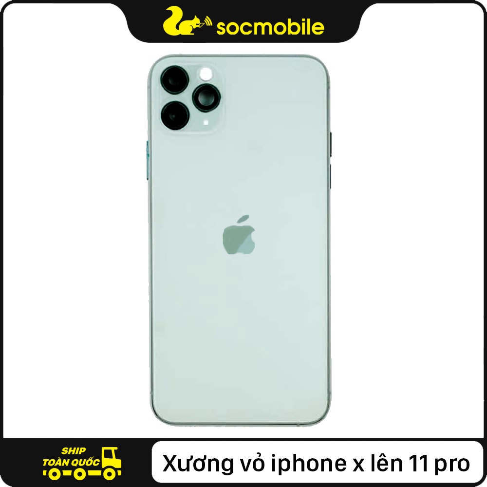 Xương vỏ độ iPhone X lên 11Pro  (Đã kèm Cáp flash độ)