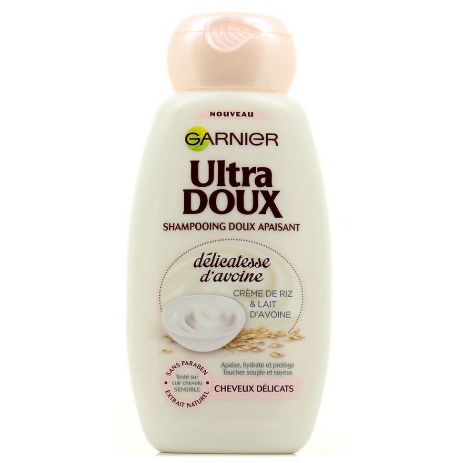 Dầu gội, xả 250ml/200ml Garnier Ultra Doux Nội địa Pháp Q641