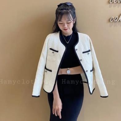 [ 𝐅𝐑𝐄𝐄 𝐒𝐇𝐈𝐏 ] ÁO DẠ TWEED KEM TIỂU THƯ XINH XẮN ĐỒ DẠ NỮ