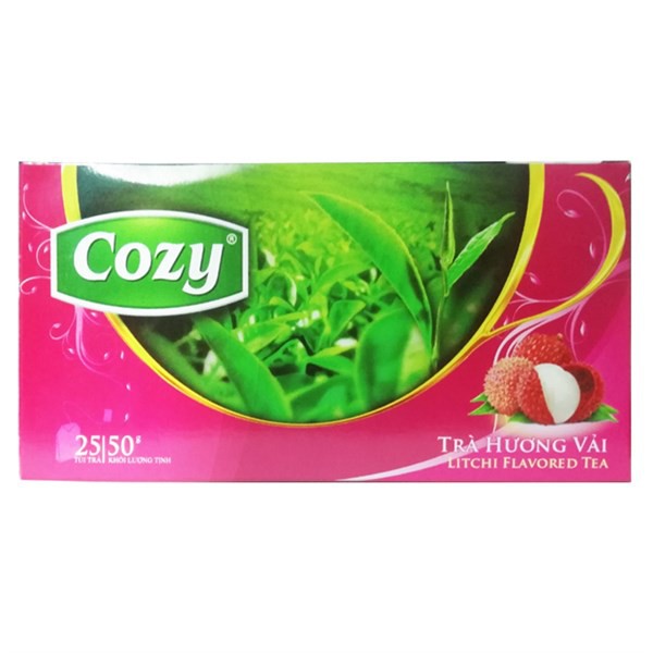 Trà Cozy Hương Vải (2g x 25 gói/hộp) - TCZ009