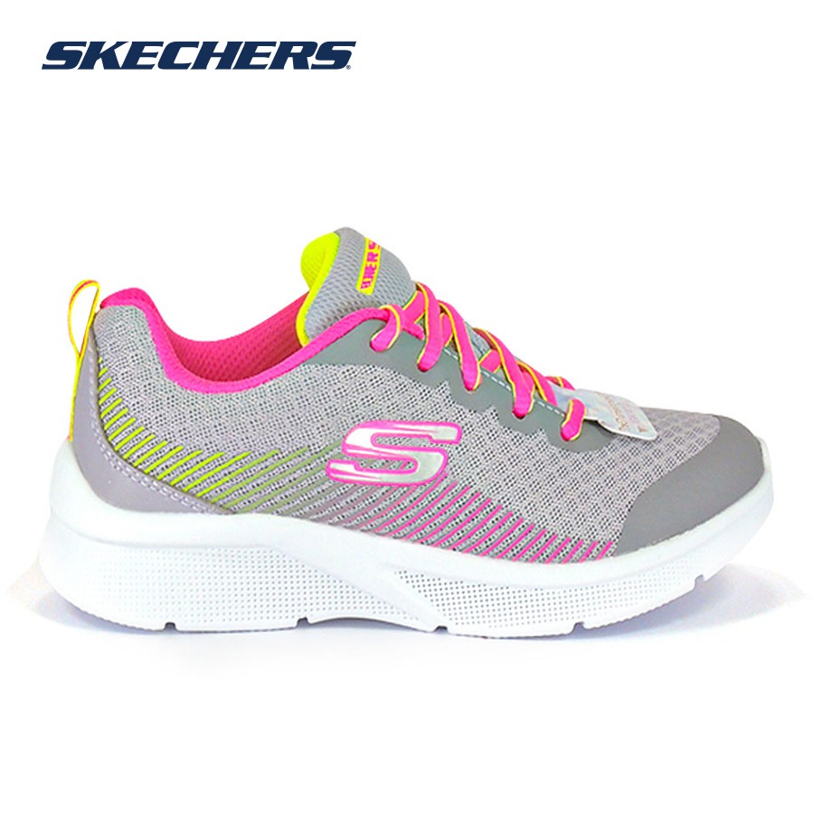 Giày sneaker bé gái SKECHERS Microspec 302126L-GYNP