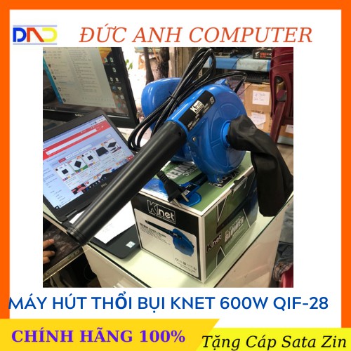 Máy hút và thổi bụi Knet QIF-28 (Màu Xanh) công suất mạnh mẻ 600w chính hãng