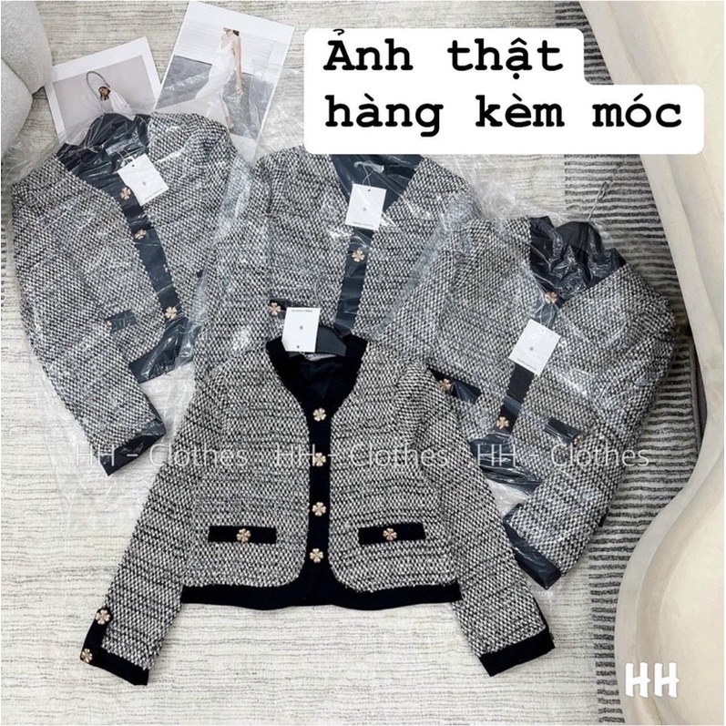 ÁO VEST TIÊU 2 LỚP CÚC HOA