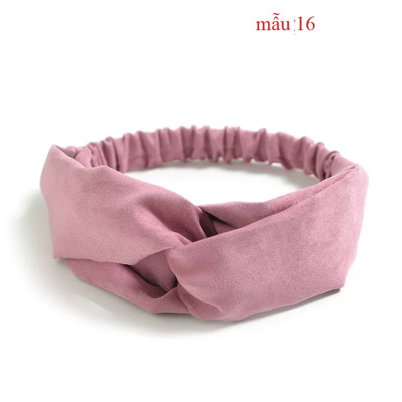 Băng đô Turban mẫu da mẫu 14-24 xinh xắn Mayconner