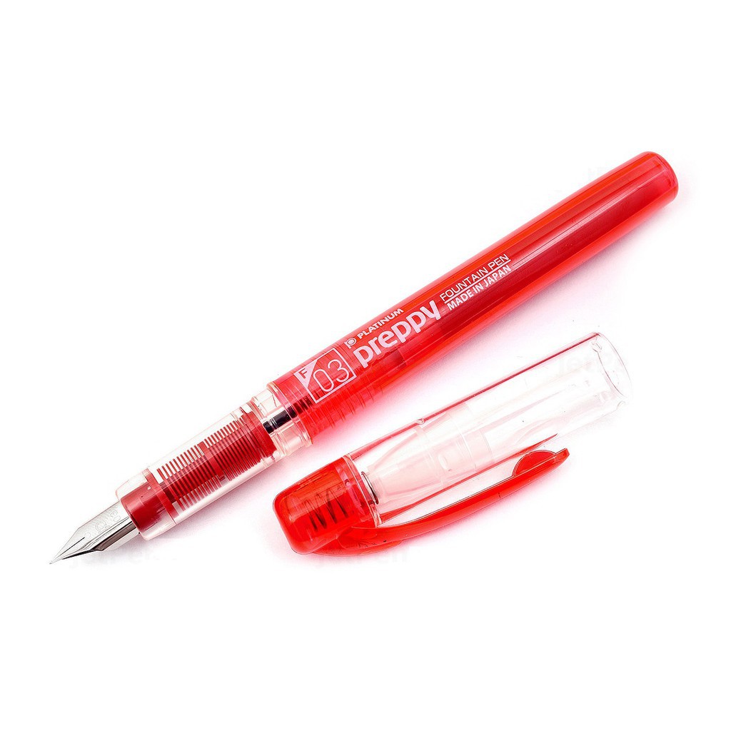 Bút máy Platinum Preppy - 03 Fine Nib - Màu đỏ (Red)