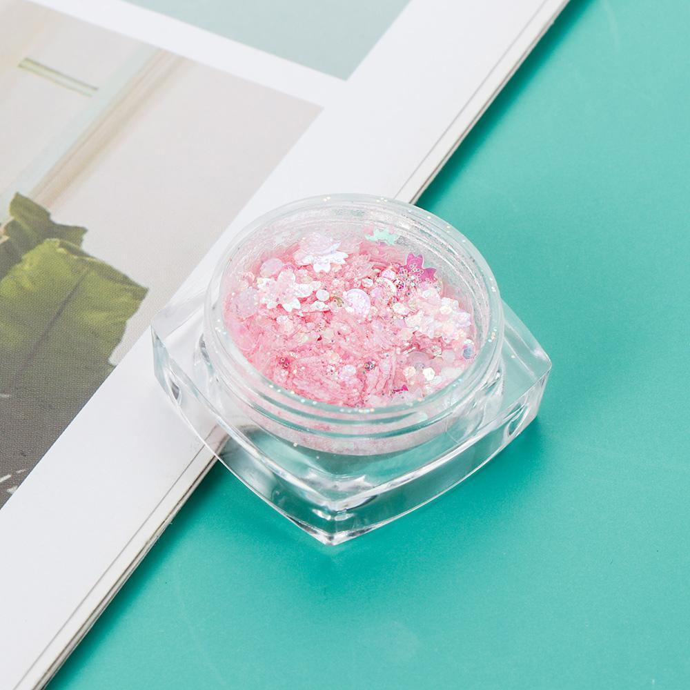 Hộp Sequin Hình Bướm 3D Dùng Trang Trí Móng Tay