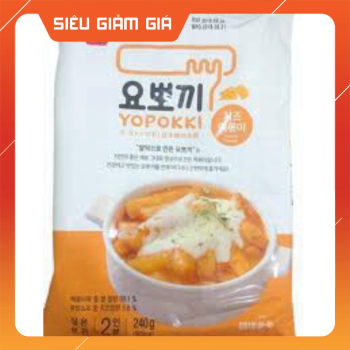 * Bánh gạo Yopokki Hàn Quốc vị phomai (gói 240g) Ma20s vb14s