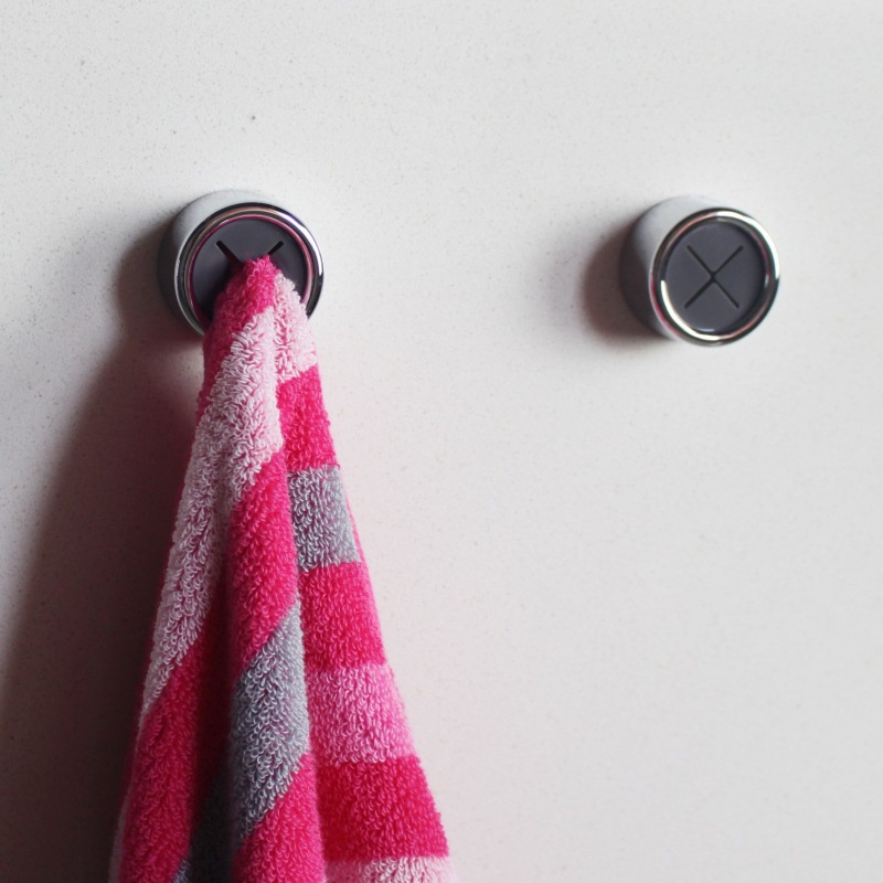 Giặt Kẹp vải Khăn cắm Giá đỡ Đấm tự do ‑ Móc kết dính Đồ dùng phòng tắm nhà bếp