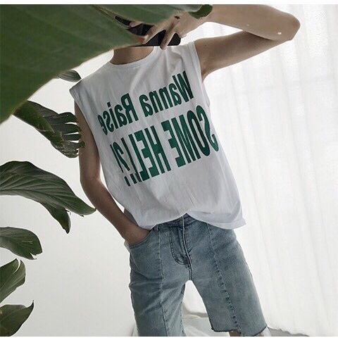 Áo thun Tanktop SOME HELL - Giá sỉ Unisex