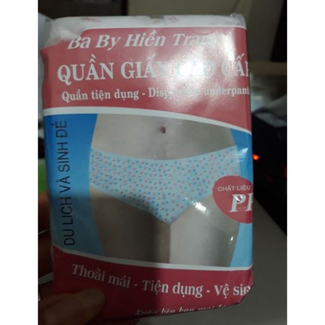 Sét 6 quần lót giấy cao cấp BABY Hiền Trang