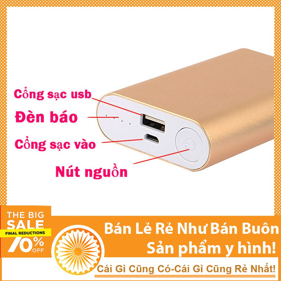 Box Sạc Dự Phòng 3 PIN 18650 (Không Pin- Màu sắc Ngẫu Nhiên )