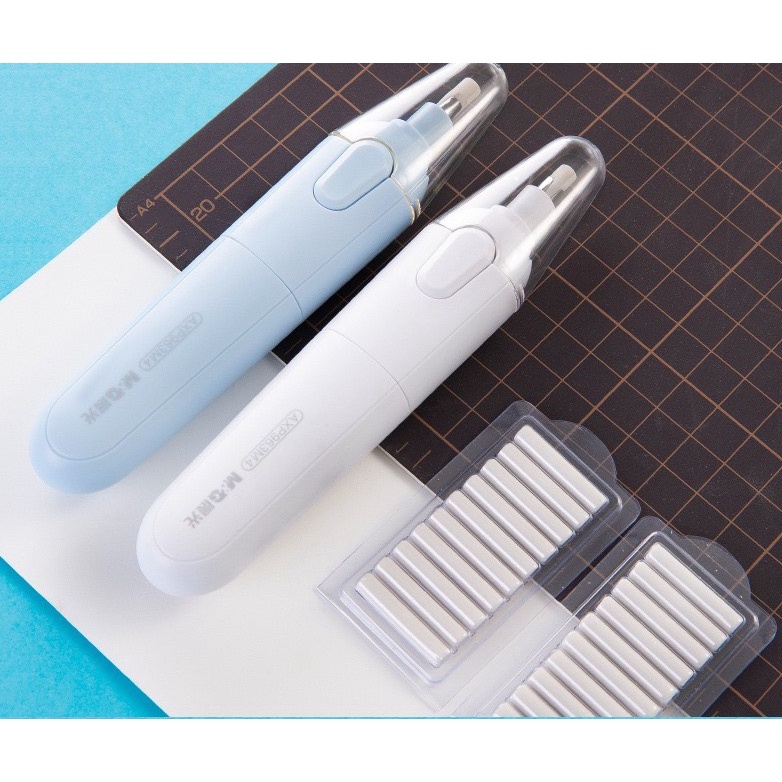 Bút gôm tẩy chì tự động Deli chạy bằng pin