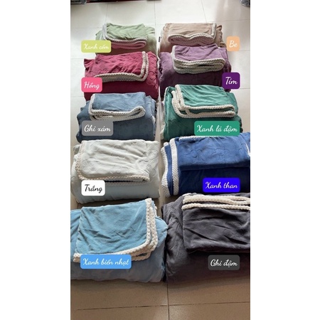 SÉT 4 MÓN CHĂN GA GỐI NỈ GẤU DẬP IN HOA HÀNG NHẬP,DẦY MỊN CHĂN CÓ KHÓA KÉO (KHÔNG KÈM RUỘT) - loại 1