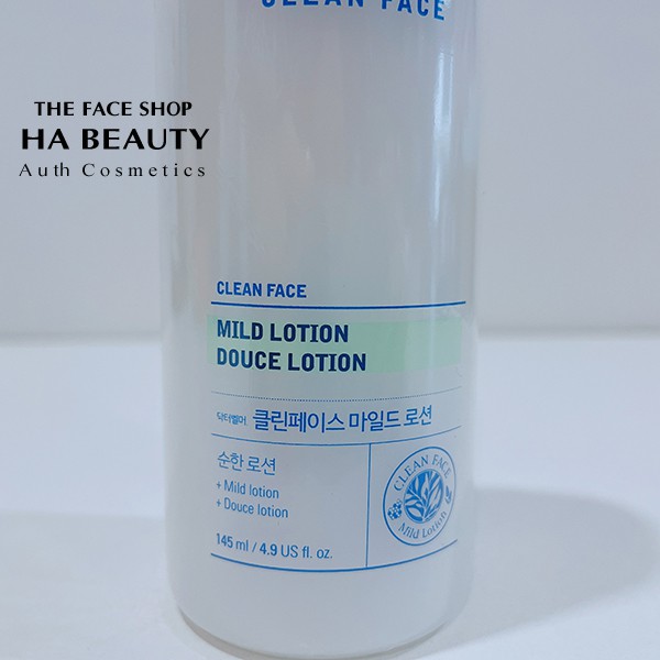 Sữa dưỡng ẩm cho da dầu hỗn hợp kể cả da mụn nhạy cảm The Face Shop Dr Belmeur Clean Face Mild Lotion 145ml