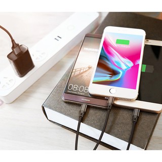 Dây cáp sạc 3 đầu đa năng Type C, Iphone, Android - Hàng nhập khẩu