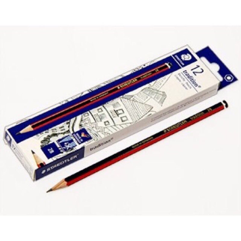 Chì Đức Staedler 2B ( sọc đỏ đen 1 cây)