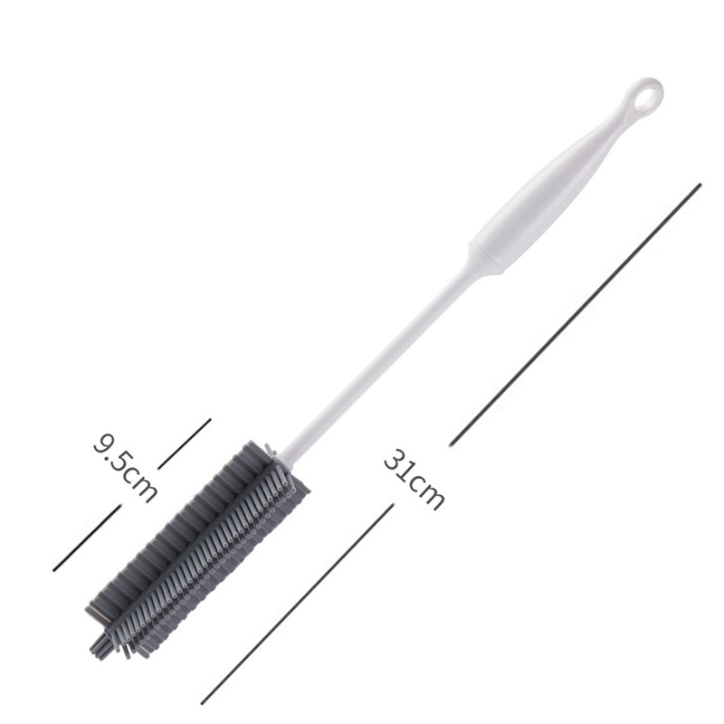 Cọ Rửa Ly Bằng Silicon Có Tay Cầm Dài Tiện Dụng