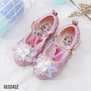 Giày búp bê ELSA đính đá lấp lánh cho bé gái _ Ảnh thật shop chụp