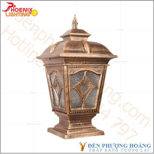 Đèn trụ cổng Nhôm Đúc D280  PH6229