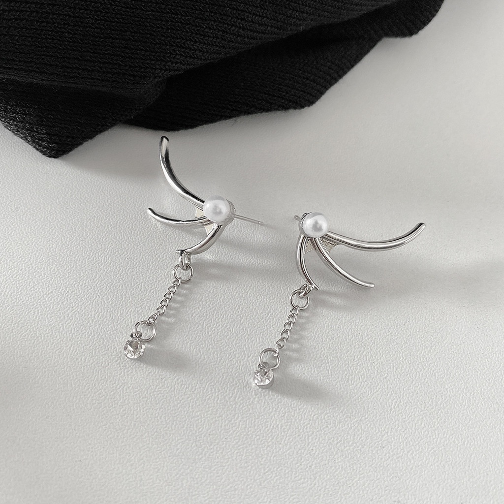 Bông Tai Hình Đôi Cánh Đơn Giản Phong Cách Harajuku Hàn Quốc 19A1660