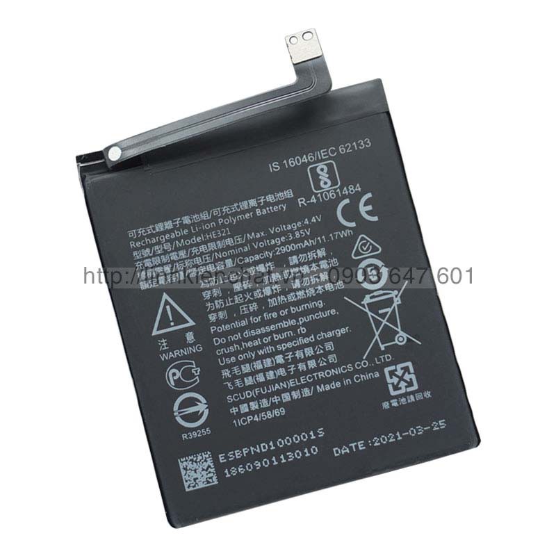 Pin Nokia 5 TA-1024 TA-1053 HE321 2900mAh Zin - Hàng nhập Khẩu