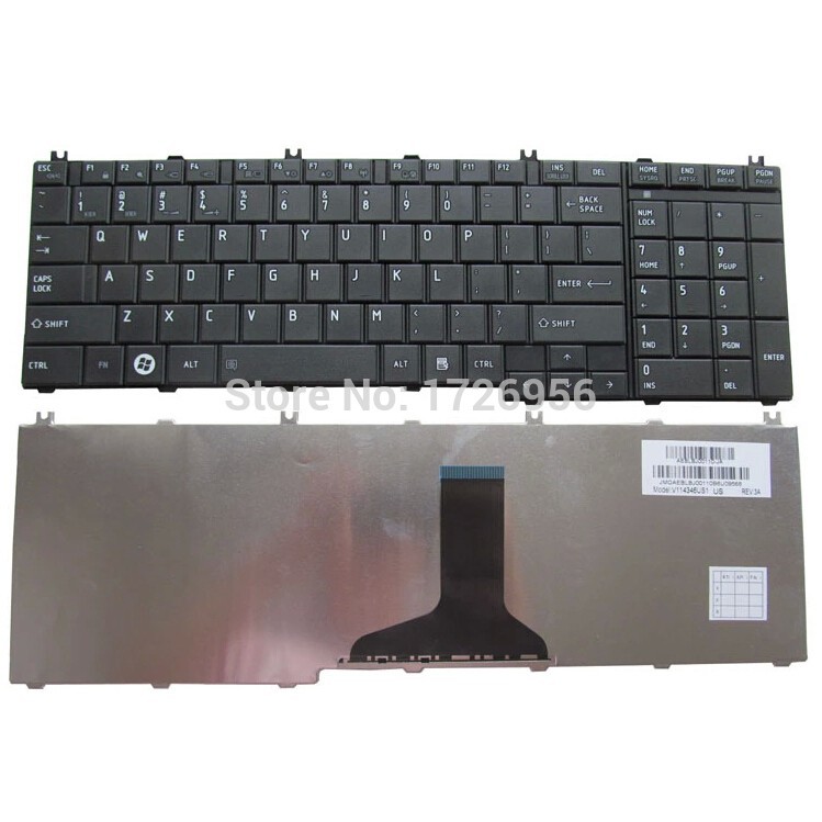 (KEYBOARD) BÀN PHÍM LAPTOP TOSHIBA L655 dùng cho Satellite C650 C655 C660 C665 C670 C675 L650 L660 L655 L670 L675 L750