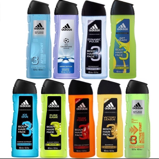 Sữa tắm gội cho nam Adidas 400ml [Nhập khẩu Đức]