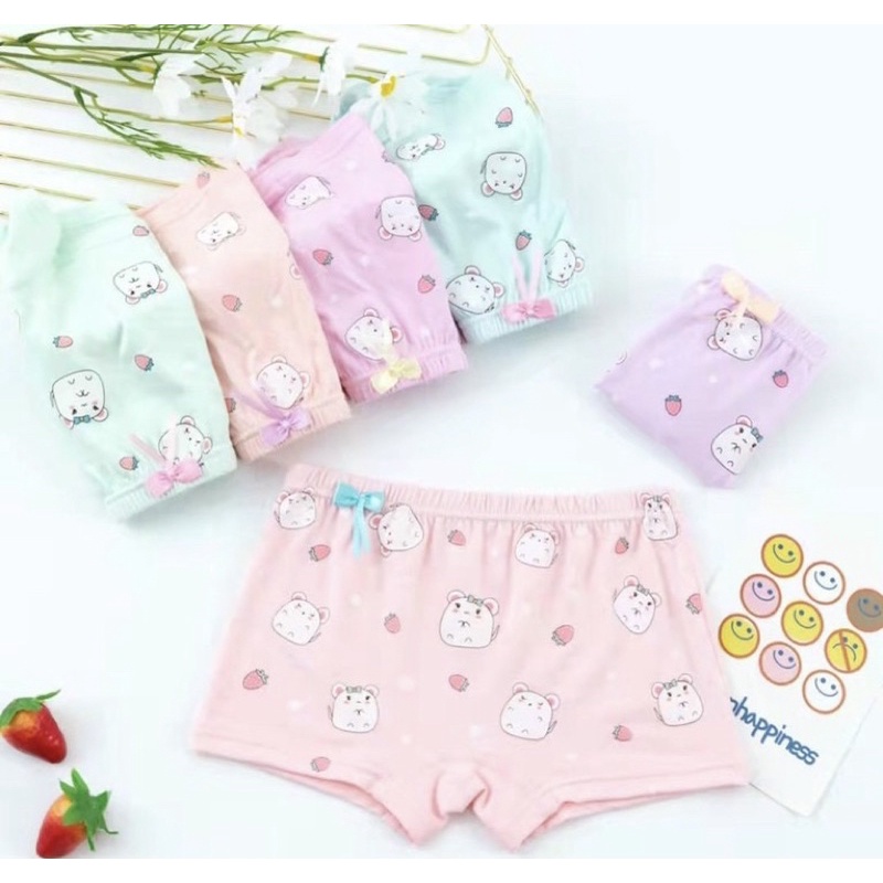 Quần chíp/ quần xì đùi cotton lạnh cho bé 8 - 38kg