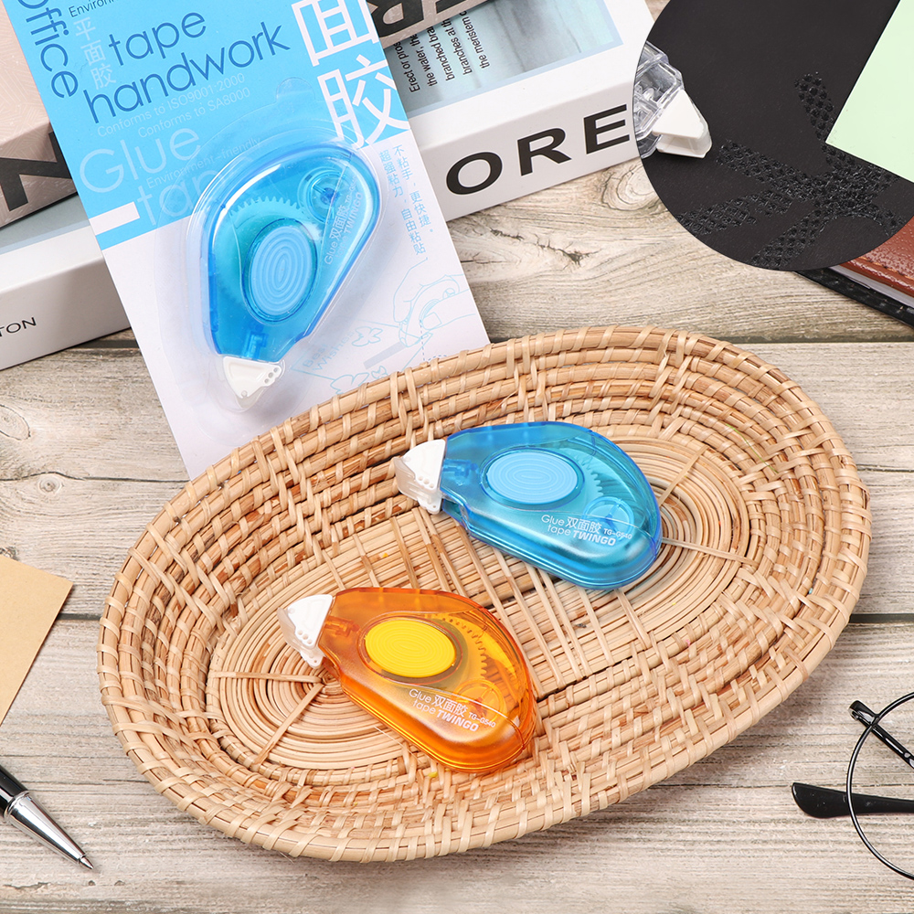 Keo dán hai mặt dạng kéo có thể thay ruột cho văn phòng/trang trí sách ảnh