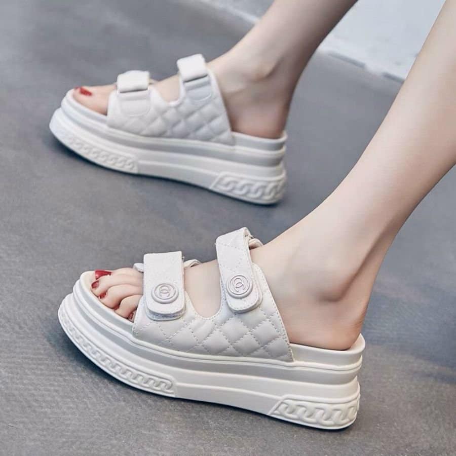 DÉP ĐẾ CAO CHANL 7CM HOT NHẤT NĂM SIÊU ÊM